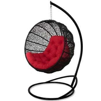 Кресло кокон Фиеста Черный