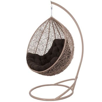 Кресло кокон Глория Кофе