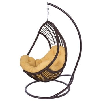 Кресло кокон Комфорт Коричневый