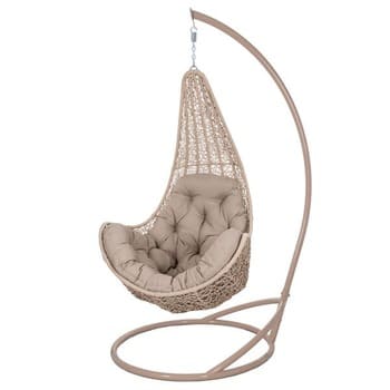 Кресло кокон Леди Бежевый