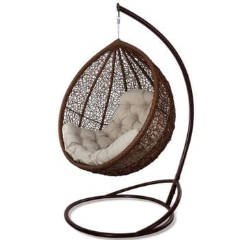 Кресло кокон Веста Каштан